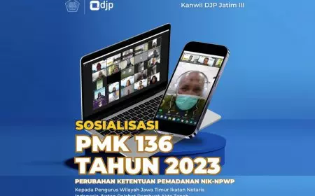 DJP Jatim Dorong Kepatuhan Pejabat Notaris dalam Padankan NIK NPWP