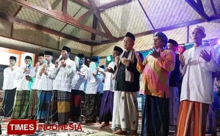 Ribuan Warga Banyuwangi Doa Bersama Dukung Prabowo-Gibran