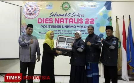 Dies Natalies ke&#45; 22, Tim Matching Fund Polisma Malang Beri Kado Inovasi IoT