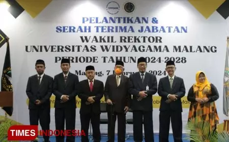 Pelantikan Wakil Rektor Universitas Widyagama Malang Periode 2024-2028