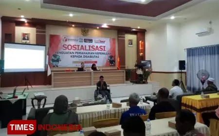 Bawaslu Morotai Beri Penguatan dan Pemahaman Pemilu kepada Kaum Disabilitas