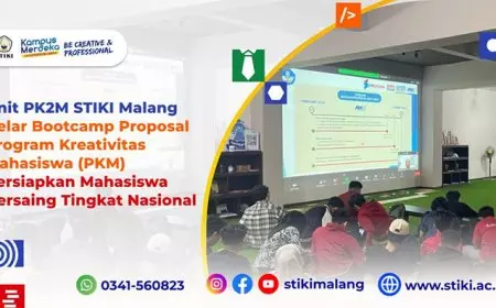Unit PK2M STIKI Malang Gelar Bootcamp Proposal PKM Persiapkan Mahasiswa Bersaing Tingkat Nasional