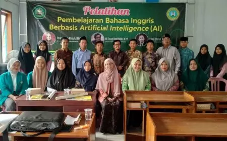Dosen Unisma Malang Beri Pelatihan Pembelajaran Bahasa Inggris Berbasis AI