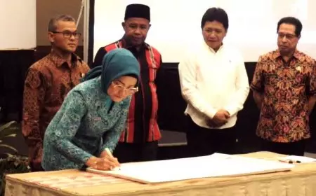 Kementrian P3A Teken Pakta Integritas Pencegahan Perkawinan dan Pemenuhan Hak Anak di Maluku