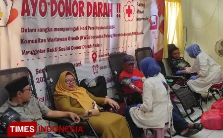 Peringati HPN, KWG Gelar Donor Darah untuk Kemanusiaan
