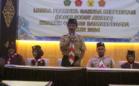 Pramuka Garuda Siaga Banjarnegara Ikuti Lomba Eagle Scout Awards (ESA) Tahun 2024