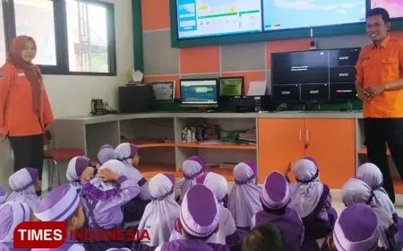 TK Anak Sholeh Kota Probolinggo Kunjungi BPBD untuk Edukasi Kebencanaan