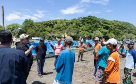 Ketua Umum B8C Andrio Caesario Turun ke Pesisir Garut Selatan, Dengarkan Keluhan Ratusan Nelayan