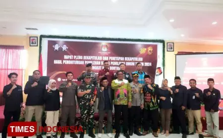 Hasil Penghitungan Suara Kota Bontang Selesai, Basri Rase Sampaikan Apresiasi