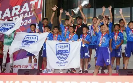 Akademi Persib Cimahi Pertahankan Gelar Juara U12 di Barati Cup Bali 2024