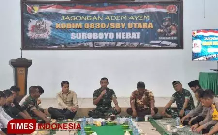 Jelang Ramadan, Dandim Surabaya Utara Sebarkan 'Virus' Toleransi