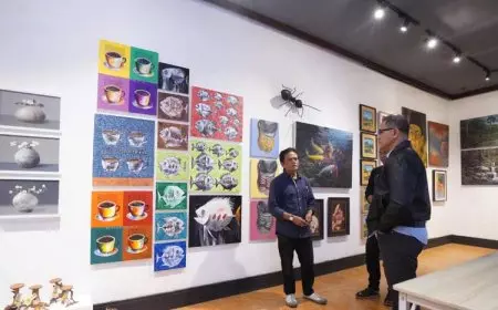 Pj Wali Kota Batu Aries Puji Karya Seniman Galeri Raos