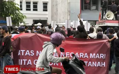 Demonstrasi Hampir Chaos di Jakpus, Jokowi dan MA Diminta Tak Lindungi Mafia Tanah