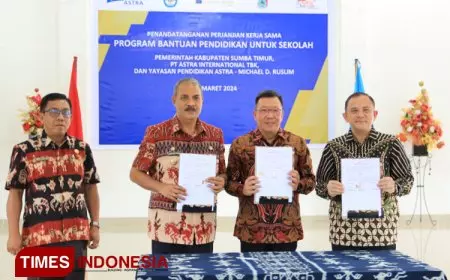 Pemkab dan Astra Teken MoU Dukung Tingkatkan Kualitas Pendidikan di Sumba Timur