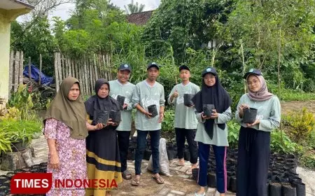 Mahasiswa KSMT Unisma Malang, Merealisasikan Vegetable Seed House