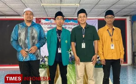 Mahasiswa Unisma Malang Berkenalan Pakai Tiga Bahasa Saat Magang di Sekolah Deenul Islam Thailand