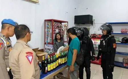 Polres Tasikmalaya Kota Amankan Sejumlah Miras Selama Ramadan 1445 H
