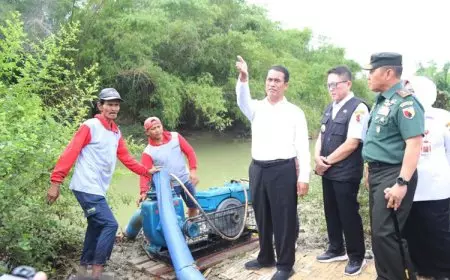 Menteri Pertanian RI Minta Gerakan Pompanisasi di Bojonegoro Dilakukan Maksimal