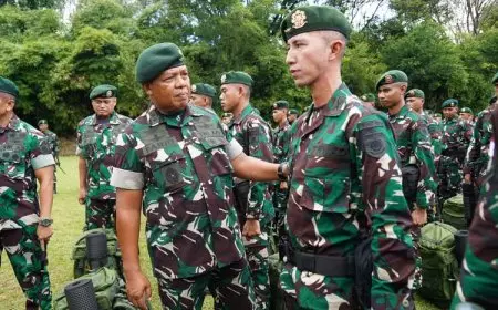 Kaskostrad Pimpin Kegiatan Persiapan Batalyon Kostrad Menuju Papua