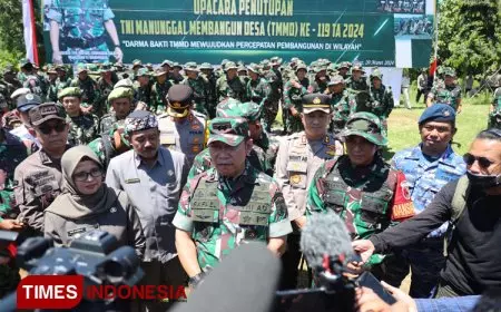 TMMD ke-119 Ditutup dengan Sukses, Pangdam V Brawijaya Minta Hasil Program Dirawat