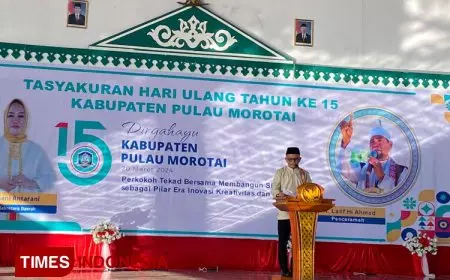 Pemkab Peringati HUT ke-15 Kabupaten Morotai dengan Tasyakuran