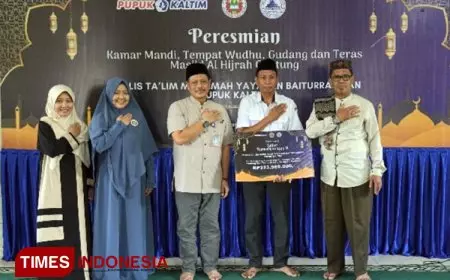 Safari Ramadan MTMY Salurkan Rp782 Juta untuk Perbaikan Sarana Ibadah di Bontang