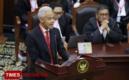 Pidato di Sidang Gugatan PHPU Pilpres, Capres Ganjar Pranowo Tolak Penghianatan Reformasi
