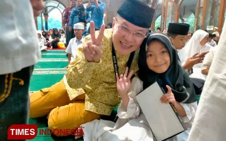 Jawil-Jawil Anak Yatim di Pekan Islami XVII-2024 PT ACA Menyentuh Hati Iwan Kurniawan