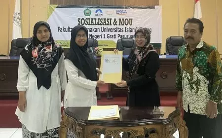 FAPET Unisma Malang Mengenalkan Immun Probiotik pada Siswa SMKN 1 Grati Pasuruan