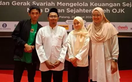 Mahasiswa BCB Baznas Unisma Malang Ikuti Gebyar Malam Lailatul Qodar