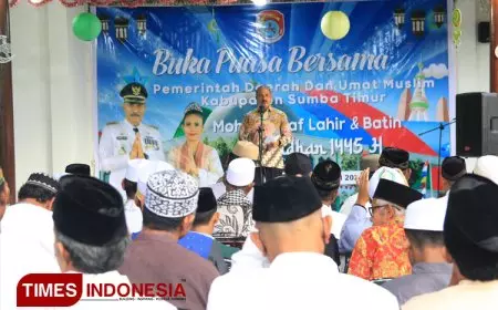 Buka Puasa Bersama Umat Muslim, Ini Kata Bupati Sumba Timur