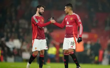 Manchester United Kalahkan Leicester City 5-2 di Carabao Cup, Debut Sukses Van Nistelrooy sebagai Manajer Interim Sementara