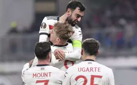 Manchester United Tundukkan Viktoria Plzen 2-1, Højlund Jadi Pahlawan