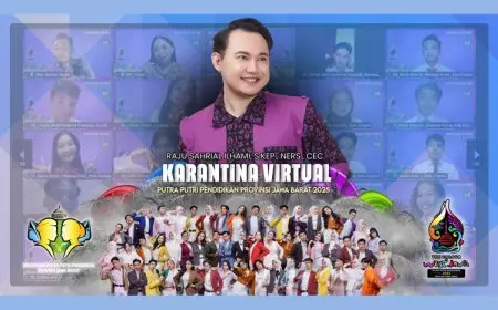 Cetak Generasi Berkarakter: Karantina Virtual Putra Putri Pendidikan Jabar 2025 Sukses Digelar