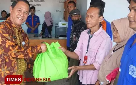 Rutan Pemalang Beri Bantuan Sosial kepada Keluarga Warga Binaan