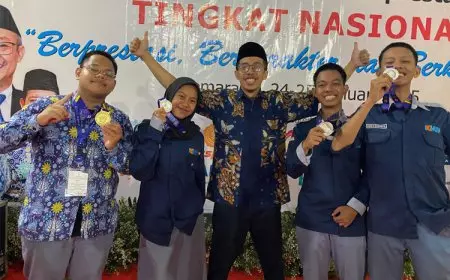 Siswa SMK Muhammadiyah 1 Yogyakarta Raih Medali di OMBN 2024