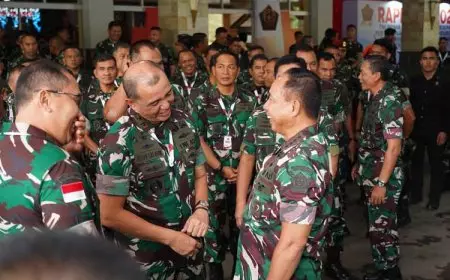 Pangdam V Brawijaya Hadiri Rapim TNI 2025 di Cilangkap