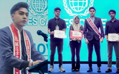 Mister Teen Indonesia 2024 Wakili IDC Serahkan Beasiswa ke 50 Mahasiswa