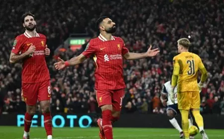 Liverpool Lumat Tottenham, Melaju ke Final Piala Liga