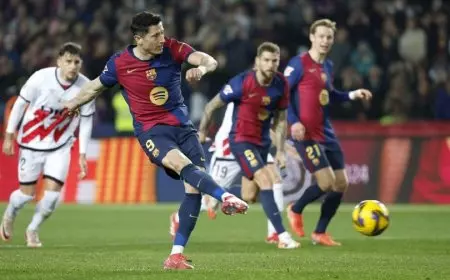 Barcelona Amankan Kemenangan Tipis atas Rayo Vallecano