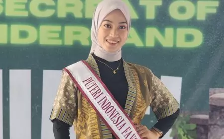 Puteri Indonesia Favorit NTB 2025 Bilqis Atha Gita Sambut Bonus Demografi Menuju Indonesia Emas 2045