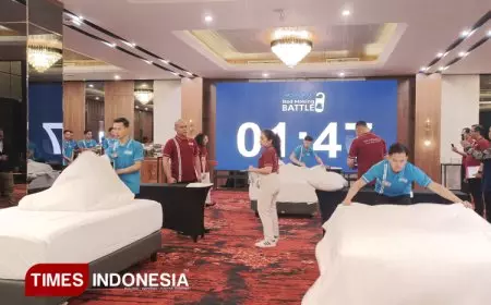 Keseruan Bed Making Battle di The Alana Hotel Malang