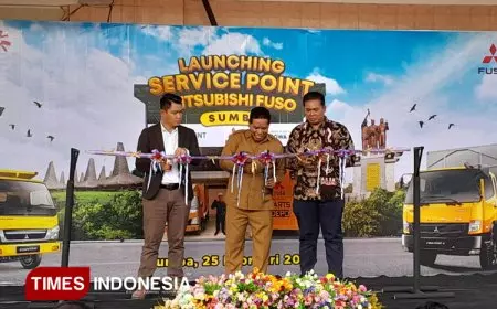 PT KTB dan PT BBM Resmikan Service Point Mitsubishi Fuso di Sumba
