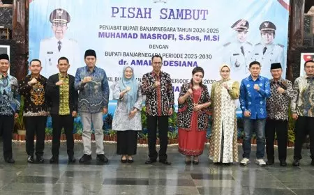 Pisah Sambut Pj Bupati Banjarnegara, Muhammad Masrofi: Betah Tinggal di Banjarnegara