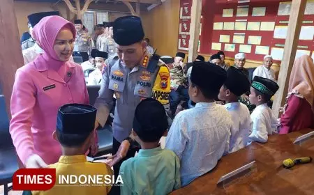 Kapolresta Banyuwangi Beri Wejangan Kepada Masyarakat di Safari Ramadhan 1446 H