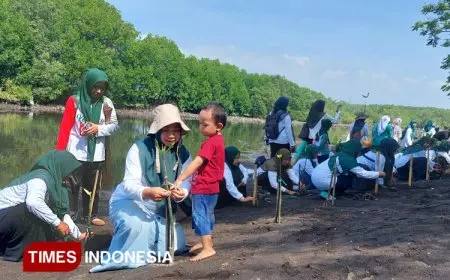 Hari Perempuan Sedunia, Guru PAUD Muslimat NU Banyuwangi Tebar Benih Kepedulian Lingkungan