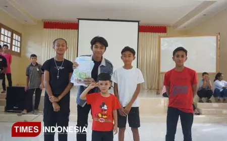 Kontribusi Sosial Mahasiswa Unisma Malang di Panti Asuhan Melania Langowan Sulawesi Utara