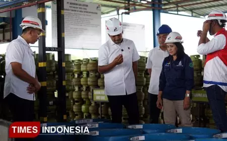 Antipasi Distribusi Aman Jelang Idul Fitri, Polres dan Tim Gabungan Cek Pangkalan Gas LPG 3 Kg