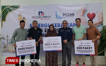 Paiton Energy-POMI Beri Tali Asih Ramadan kepada Yatim, Lansia Hingga Ribuan Warga