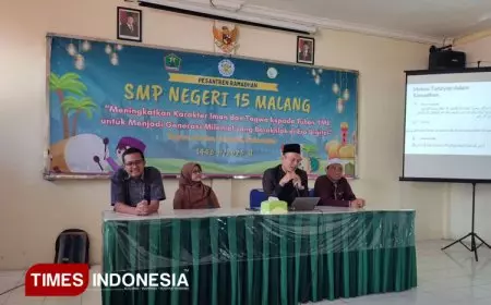 Sinergitas FAI Unisma dengan SMPN 15 Malang Melalui Kajian Ramadhan Bersama Dosen, Guru dan Pegawai